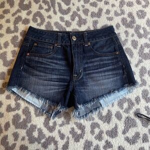 American Eagle dark Jean shorts - 2